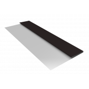 Планка стартовая БХ new 0,5 Satin Matt RAL 9005 черный (2м)