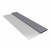 Планка стартовая БХ new 0,5 Satin с пленкой RAL 7004 сигнальный серый (3м)