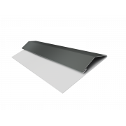 Планка стартово-финишная (Блок-хаус, Экобрус) Grand Line 0,45 PE с пленкой RAL 7005 мышино-серый (3м)