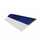 Планка стартово-финишная (Блок-хаус, Экобрус) Grand Line 0,45 PE с пленкой RAL 5002 ультрамариново-синий (2м)