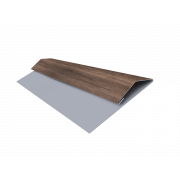 Планка стартово-финишная (Блок-хаус, Экобрус) Grand Line 0,45 Print Premium Almond Wood Fresh (3м)