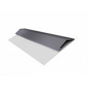 Планка стартово-финишная (Блок-хаус, Экобрус) Grand Line 0,45 Drap TX RAL 7004 сигнальный серый (2м)