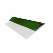 Планка стартово-финишная (Блок-хаус, Экобрус) Grand Line 0,45 PE с пленкой RAL 6002 лиственно-зеленый (2м)