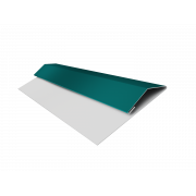 Планка стартово-финишная (Блок-хаус, Экобрус) Grand Line 0,45 PE с пленкой RAL 5021 водная синь (3м)