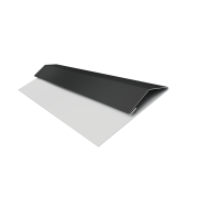 Планка стартово-финишная (Блок-хаус, Экобрус) Grand Line 0,45 Drap RAL 7016 антрацитово-серый (2м)