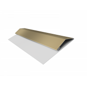 Планка стартово-финишная (Блок-хаус, Экобрус) Grand Line 0,45 PE с пленкой RAL 1014 слоновая кость (3м)