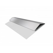 Планка стартово-финишная (Блок-хаус, Экобрус) Grand Line 0,5 Satin с пленкой RAL 9003 сигнальный белый (3м)