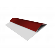 Планка стартово-финишная (Блок-хаус, Экобрус) Grand Line 0,5 Satin с пленкой RAL 3011 коричнево-красный (2м)