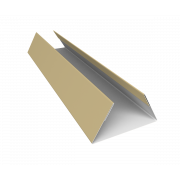 Планка стыковочная составная нижняя 0,45 PE с пленкой RAL 1014 слоновая кость (2м)