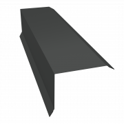 Планка торцевая 80х100 0,5 Satin Matt RAL 7016 антрацитово-серый (2м)