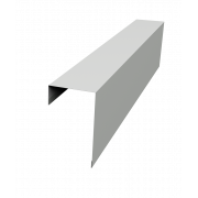 Планка торцевая фасадная фальц 65мм 0,45 PE с пленкой RAL 7005 мышино-серый (2м)