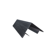 Планка угла внешнего составная верхняя 0,45 Print Premium Grey Wood TwinColor (3м)