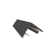 Планка угла внешнего составная верхняя 0,45 Drap TX RAL 7016 антрацитово-серый (3м)