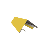 Планка угла внешнего составная верхняя 0,45 PE с пленкой RAL 1018 цинково-желтый (2м)