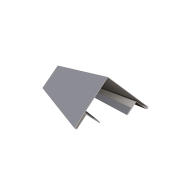 Планка угла внешнего составная верхняя 0,5 Satin с пленкой RAL 7004 сигнальный серый (3м)