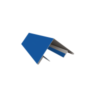 Планка угла внешнего составная верхняя 0,5 Satin с пленкой RAL 5005 сигнальный синий (3м)