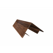 Планка угла внешнего составная верхняя 0,45 Print-Double Premium Antique Wood (3м)