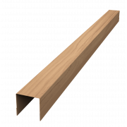 Планка вертикальная обратная для горизонтального монтажа штакетника 0,45 Print Elite Honey Wood TwinColor (3м)