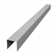 Планка вертикальная обратная для горизонтального монтажа штакетника 0,45 Print Elite Milky Wood TwinColor (2м)