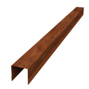 Планка вертикальная обратная для горизонтального монтажа штакетника 0,45 Print Elite Rowan TwinColor (2м)