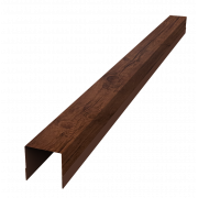 Планка вертикальная обратная для горизонтального монтажа штакетника 0,45 Print Premium Cherry Wood Fresh TwinColor (2м)