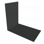 Планка снегозадержания усиливающая 0,45 Drap TX RAL 7016 антрацитово-серый (2м)