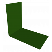 Планка снегозадержания усиливающая 0,45 PE с пленкой RAL 6002 лиственно-зеленый (2м)