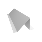 Планка снегозадержания 0,45 PE с пленкой RAL 9003 сигнальный белый (2м)