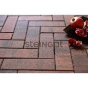 Плитка тротуарная Steingot Паркет 240х80х60мм Клинкер частичный прокрас