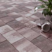 Плитка тротуарная Steingot Colormix Новый город высота 40мм Cliff частичный прокрас