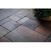 Плитка тротуарная Steingot Colormix Бавария высота 60мм Stein Ferro частичный прокрас