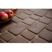 Плитка тротуарная Steingot Моноцвет Классика высота 60мм коричневый частичный прокрас
