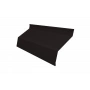 Ламель жалюзи Milan new gofr 0,45 Drap-double TX с пленкой RAL 9005 черный