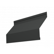 Ламель жалюзи Milan new 0,45 PE-Double с пленкой RAL 7016 антрацитово-серый