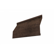 Ламель жалюзи Milan Slim 0,45 Print Premium с пленкой Antique Wood TwinColor