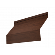 Ламель жалюзи Milan 0,45 Print Elite с пленкой Choco Wood TwinColor