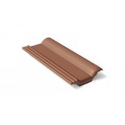 Половинчатая черепица Braas Франкфурсткая коричневый