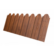 Профнастил C10A фигурный 0,4 Print Premium с пленкой Golden Wood Fresh TwinColor