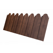 Профнастил C10A фигурный 0,45 Print Premium с пленкой Cherry Wood Fresh TwinColor