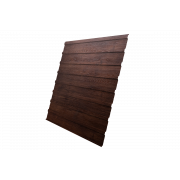 Профнастил C10A 0,45 Print Premium с пленкой Cherry Wood Fresh TwinColor