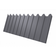 Профнастил C8A фигурный 0,4 PE RAL 7004 сигнальный серый