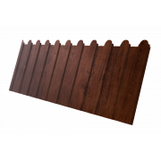 Профнастил C8A фигурный 0,4 Print Premium Cherry Wood Fresh TwinColor