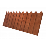 Профнастил C8A фигурный 0,45 Print Premium с пленкой Rowan Fresh TwinColor