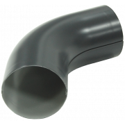 Колено 60 град Optima 90мм RAL 7024 мокрый асфальт