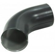 Колено стока Optima 90мм RAL 7024 мокрый асфальт
