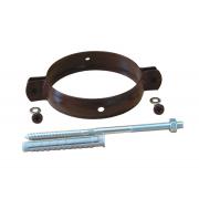 Хомут трубы на кирпич 100 мм RAL 8017 шоколад