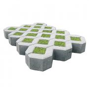 Решетка газонная SteinRus 600*400*100мм серый