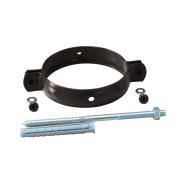 Хомут трубы на кирпич 100 мм RR 32 темно-коричневый