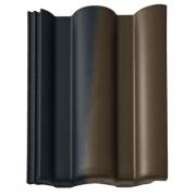 Рядная черепица Braas Таунус антик темно-коричневый