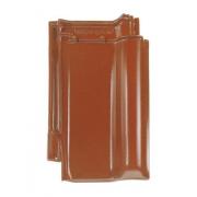 Рядовая черепица Braas Рубин 13V красная осень